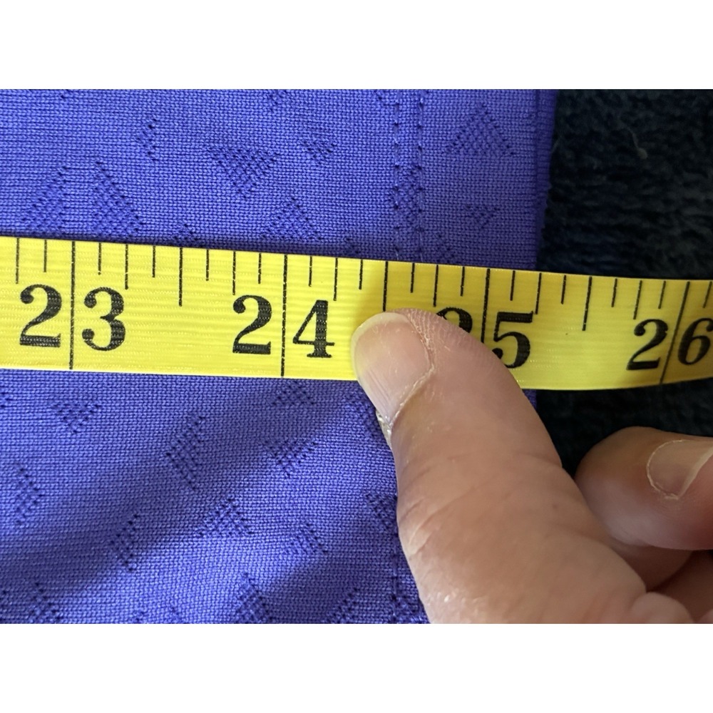 Reebok Geometric Purple Racer Back Tank Size Medium (E15) - Picture 6 of 7